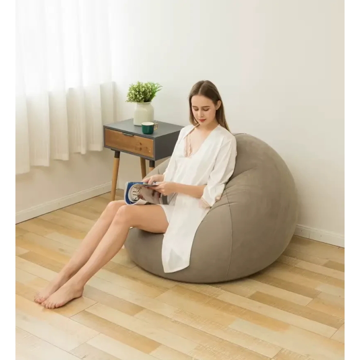 Надувне крісло 110х110х85 см з флокованим покриттям Sofa XL-1133