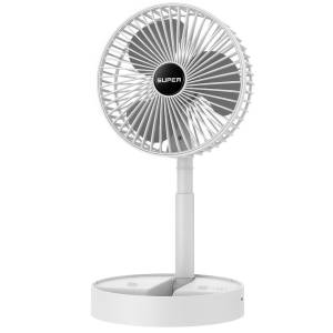 Портативный аккумуляторный настольный мини-вентилятор Telescopic Fan Компактный вентилятор с аккумулятором
