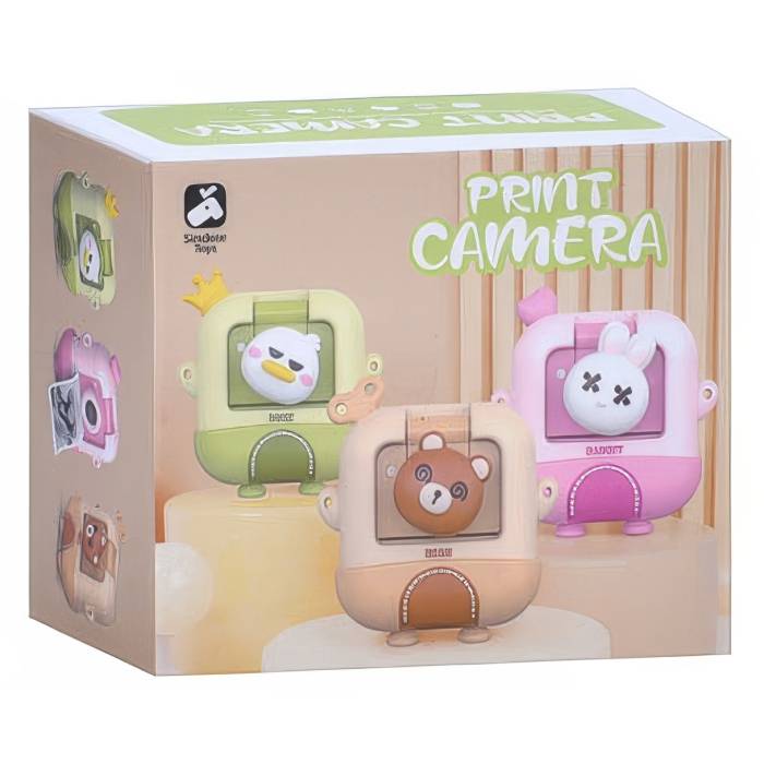 Дитячий фотоапарат з функцією моментального друку фото Print Camera M9-B-D-R Дитячий фотопринтер