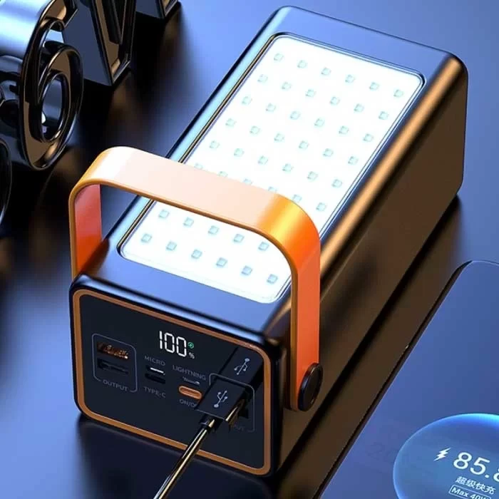 Універсальний багатофункціональний Потужний Повербанк YM-655 з ємністю 100 000 мАг