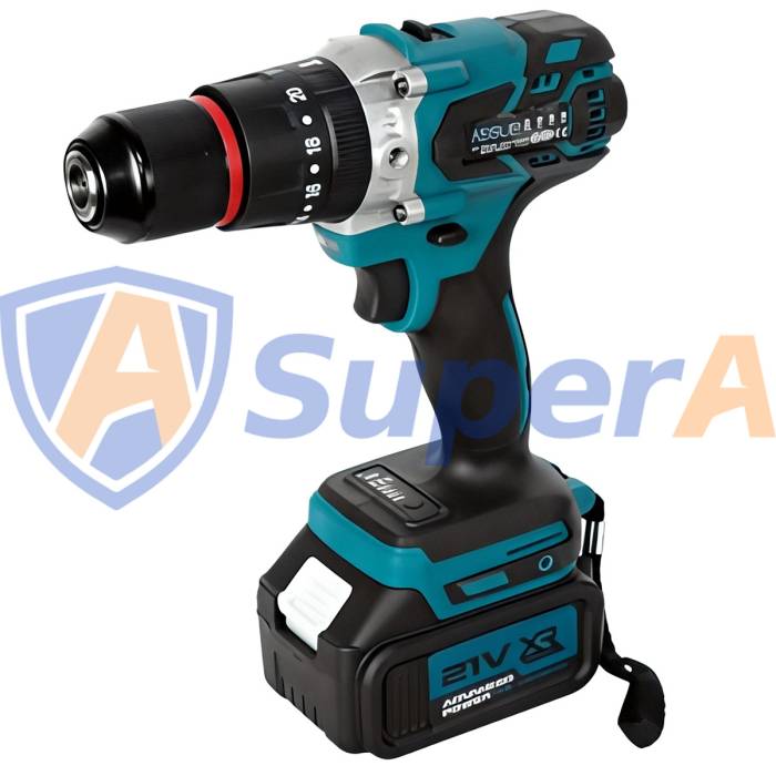 Набор аккумуляторного инструмента 4 в 1 ASSUR ASR1011 21V в кейсе