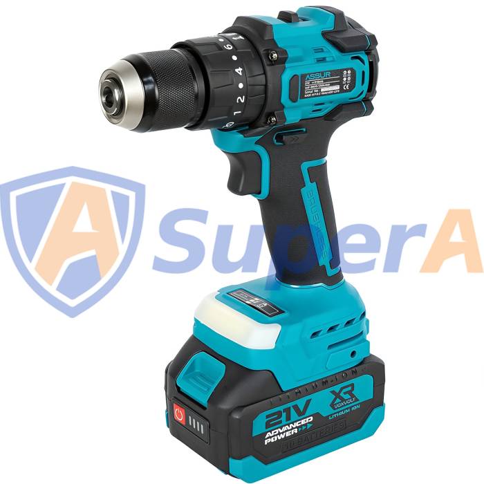 Аккумуляторный электроинструмент 4 в 1 ASSUR ASR1196 21V с насадками в кейсе