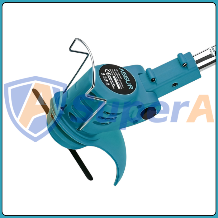 Акумуляторний триммер для трави ASSUR ASR776 21V з насадками в коробці