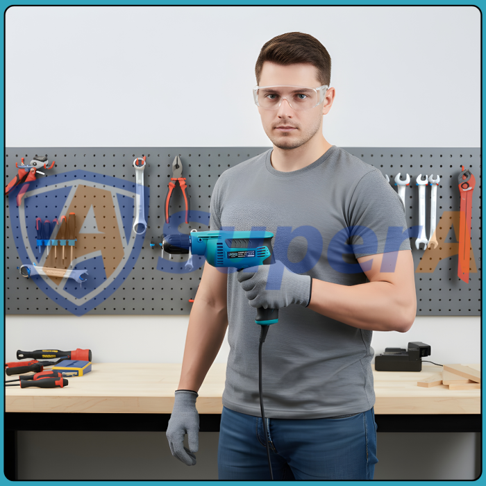 Сетевая электродрель 10 мм ASSUR ASR216 220V 580W в коробке