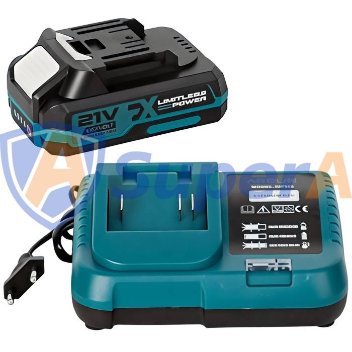 Аккумуляторный ударный шуруповерт ASSUR ASR136 21V в кейсе с насадками