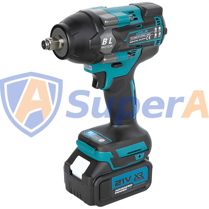 Аккумуляторный гайковерт ASSUR ASR076 21V в кейсе 25 предметов