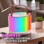 Портативная Bluetooth-колонка с двумя микрофонами и RGB-подсветкой K52 Розовая