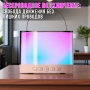 Портативная Bluetooth-колонка с двумя микрофонами и RGB-подсветкой K52 Розовая
