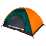 Намет туристичний 1-місний 2x1 м Easy-Camp Намет з москітною сіткою Зелено-оранжева