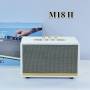 Музыкальная беспроводная колонка в стиле Ретро с Bluetooth 5.3 M18II 20Вт Белая