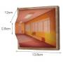 Настінний світильник-нічник 13.8x13.8x12 см з ефектом 3D ілюзії Naked Eye 3D Vision Коридор