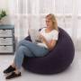 Надувне крісло 110х110х85 см з флокованим покриттям Sofa XL-1133
