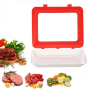 Вакуумний харчовий контейнер VACCUM PLATES Червоний Контейнер для їжі
