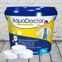 Препарат для регулярної обробки води в басейні мультитаб 3 до 1 Aquadoctor 5 кг таблетки 200 г