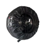 Комплект защитных для автомобильных шин размера "L" 80 см Black R18-R20