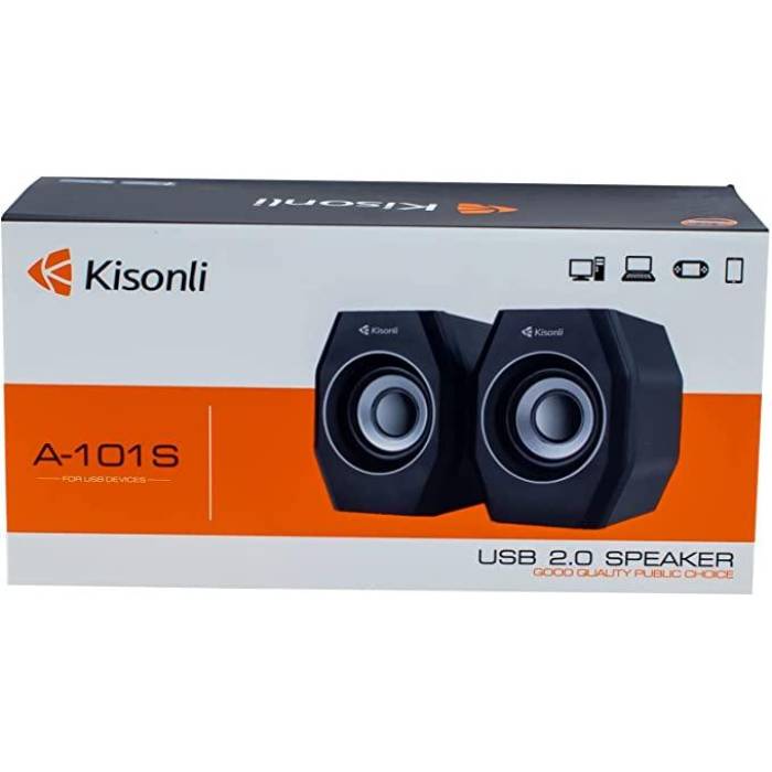 Модель стереоколонок 2.0 Kisonli A-101S Черный Домашний кинотеатр