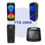 Колонка Bluetooth 20Вт с караоке микрофоном и пультом управления и подсветкой TTD-2809