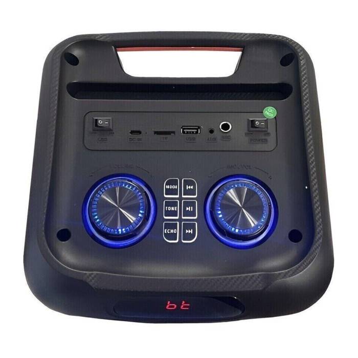 Колонка Bluetooth 20Вт с караоке микрофоном и пультом управления и подсветкой TTD-2809