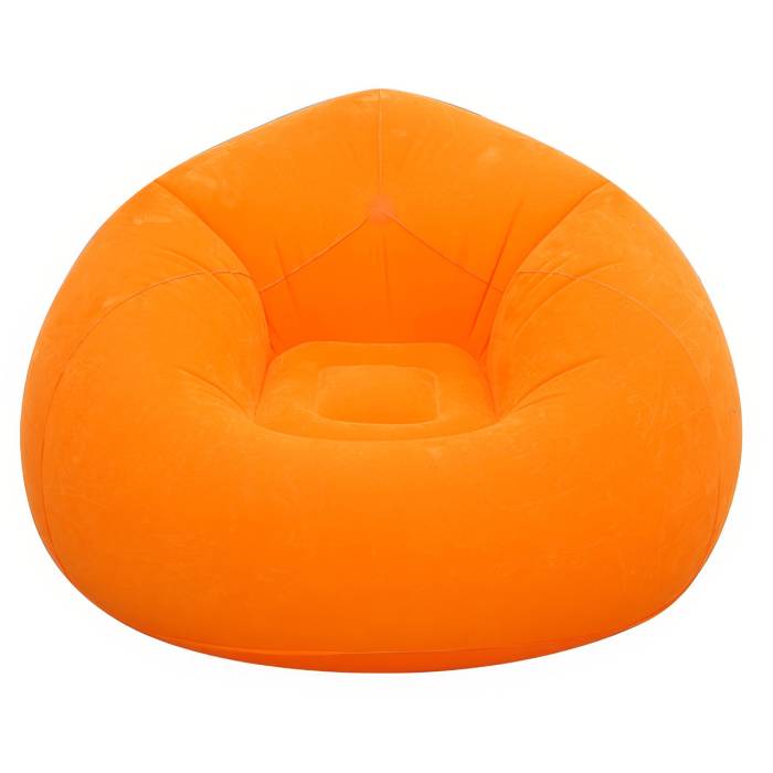 Надувне крісло 110х110х85 см з флокованим покриттям Sofa XL-1133