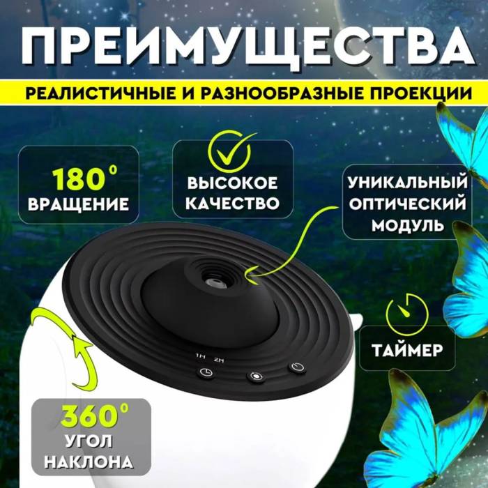 Проектор звездного неба 13в1 Galaxy Projector 360°