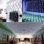Гірлянда-сітка 100 LED прозорий провід 1.5х1.5м 220V Біле світло