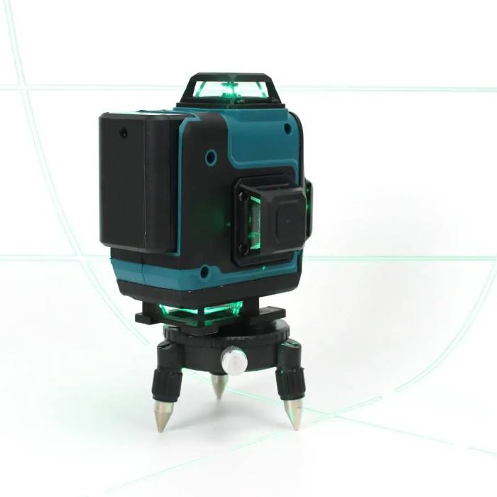 Якісний акумуляторний лазерний рівень SK700GDZ 3D-4D рівень зі штативом Нівелір з 16 променями