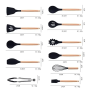 Кухонный набор 19в1 Kitchen Set Набор силиконовых кухонных принадлежностей