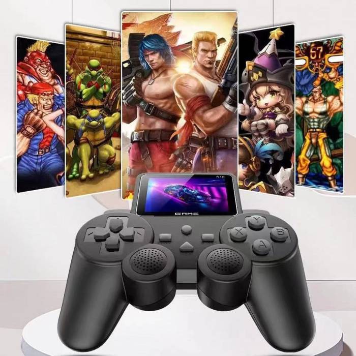 Приставка з екраном 2.4 дюйма та джойстиком Gamepad S10 Ігрова приставка на акумуляторі