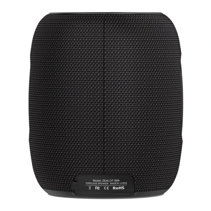 Беспроводная Bluetooth колонка с подсветкой ZEALOT S64 Портативная Bluetooth колонка с влагозащитой