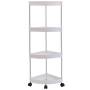 Декоративная угловая полка на четыре яруса для ванной Corner storage rack 88х34х25 см Угловая полка-этажерка