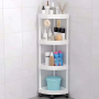 Декоративная угловая полка на четыре яруса для ванной Corner storage rack 88х34х25 см Угловая полка-этажерка