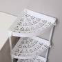 Декоративная угловая полка на четыре яруса для ванной Corner storage rack 88х34х25 см Угловая полка-этажерка
