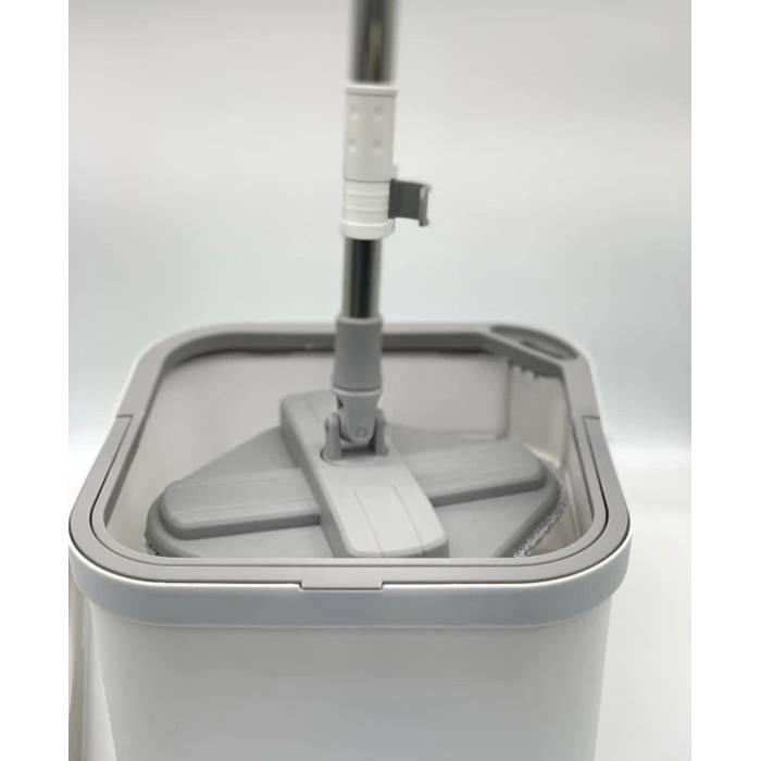 Набір швабра з відром із функцією віджиму для миття підлоги Mop with bucket K10 Автоматичний віджим