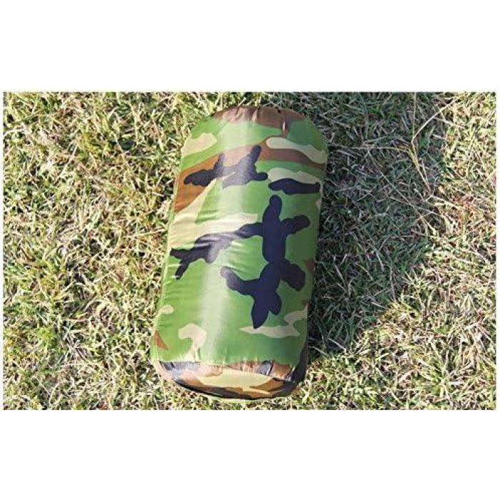 Тактичний утеплений спальний мішок 200x80см ARMY Туристичний спальний мішок з капюшоном
