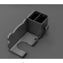 Настінний тримач для фена та аксесуарів Storage Shelf AND-74-20 Сірий Підставка для фена з органайзером