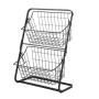 Універсальний металевий органайзер на 2 яруси Storage Rack Кухонний органайзер для речей та продуктів
