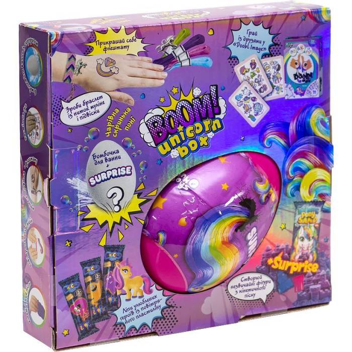 Креативна творчість "Boom! Unicorn Box" укр/рос BUB-01-01U ДТ-ГО-09377