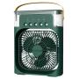 Портативный мини-кондиционер с подсветкой Mini Air Conditioner Вентилятор с увлажнителем воздуха Зеленый