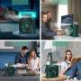 Портативный мини-кондиционер с подсветкой Mini Air Conditioner Вентилятор с увлажнителем воздуха Зеленый