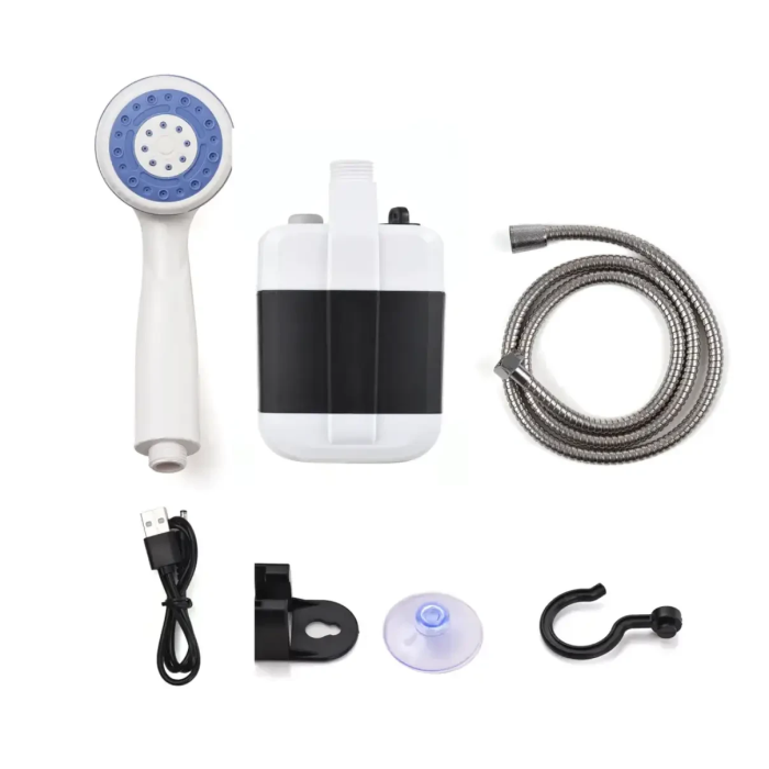 Портативний акумуляторний похідний душ із насосом Gotel Q16H OUTDOOR SHOWER