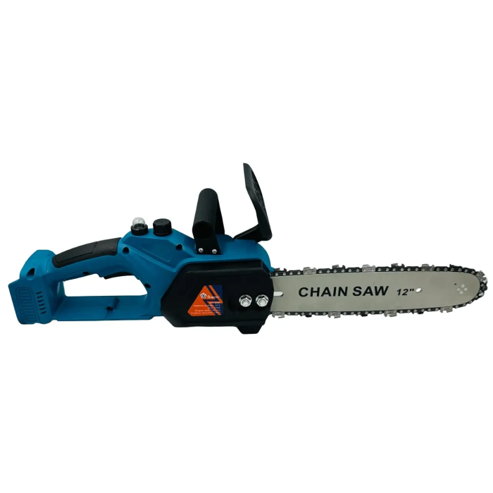 Акумуляторна ланцюгова міні електро-пила 12'' Domotec Chain Saw Потужний веткоріз з 2 акумуляторами 24Вт