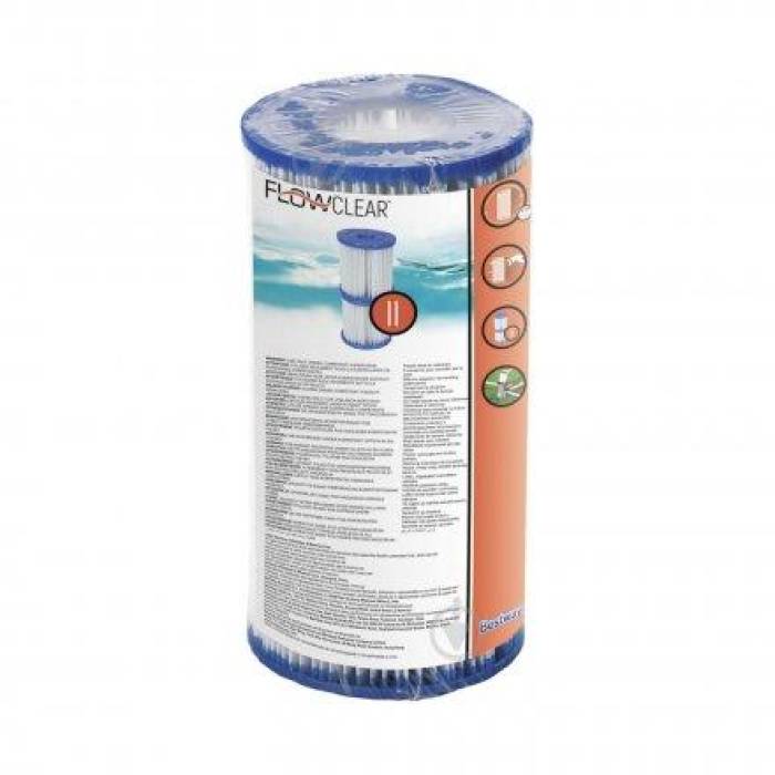 Змінний картридж для фільтру насоса Bestway 58094 тип "II" 13.6 х 10.6 см 2006-3028 л/год