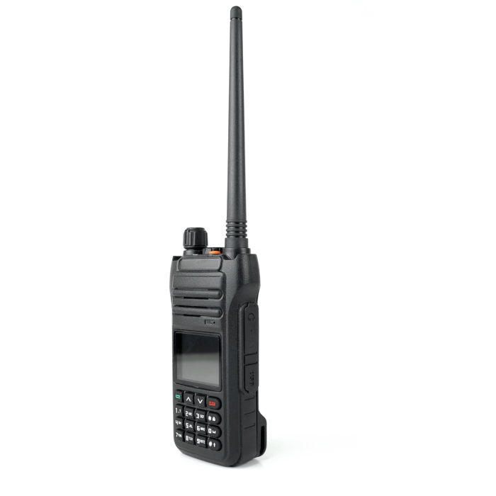 Портативна рація на акумуляторі з діапазонами 136-174,400-520 МГц Baofeng DM-1706L Чорна