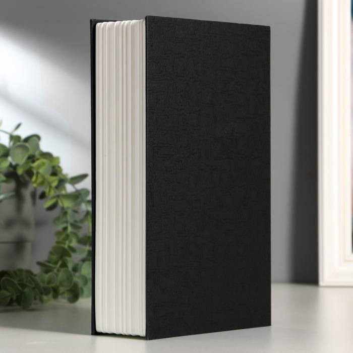 Сейф-книга "ENGLISH Dictionary" на замку з ключем Чорна 180×115×55 мм