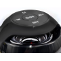 Музыкальная колонка Bluetooth с часами, радио и RGB подсветкой Kimiso KMS-K12 Черная