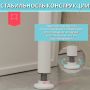 Полиця-стелаж 65х25х166 см для ванної кімнати Laundry Rack YP-106