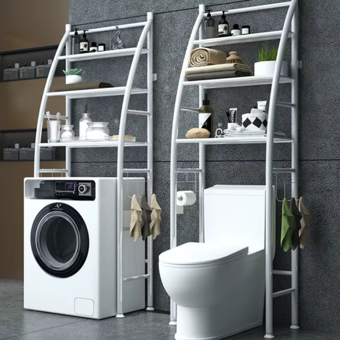 Полиця-стелаж 65х25х166 см для ванної кімнати Laundry Rack YP-106