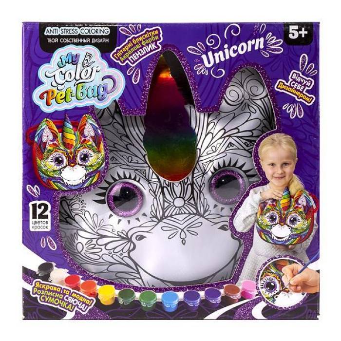 Креативна творчість My Color Pet-Bag у сумочці CPB-01-01U-03U Набір для творчості
