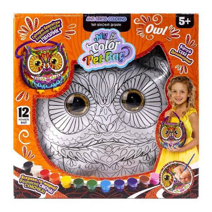 Креативна творчість My Color Pet-Bag у сумочці CPB-01-01U-03U Набір для творчості