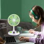 Портативный вентилятор Fan PRO с LED подсветкой